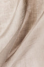 Let gardinvoile i 100% hør — hørbeige, stofprøve