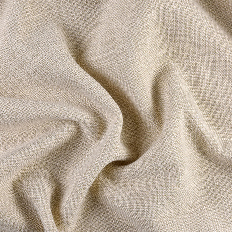 Termo mørklægningsstof med flammet hørlook — hørbeige, stofprøve