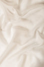 Ekstra bred voile med hørtouch — champagne, stofprøve