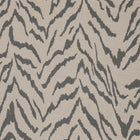 JACQUARD GARDINSTOF MED TIGERMØNSTER