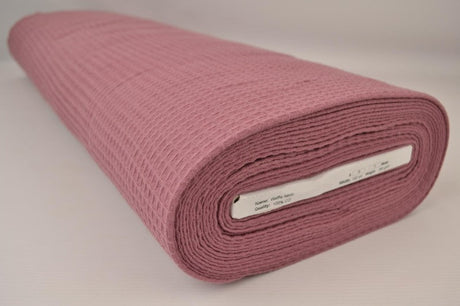VINTAGE MØRK LYSERØD VAFFEL PIQUÉ – ABSORBERENDE & HURTIGTTØRRENDE