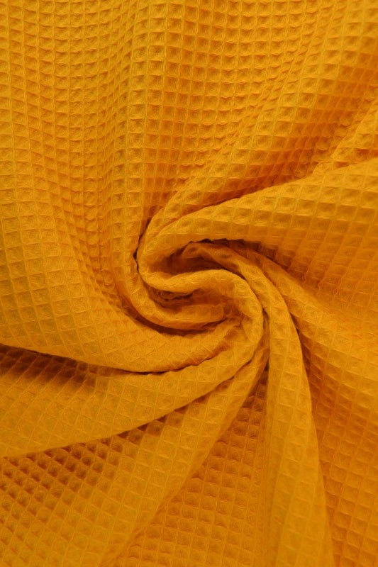 KARRYGUL VAFFEL PIQUÉ – ABSORBERENDE & HURTIGTTØRRENDE