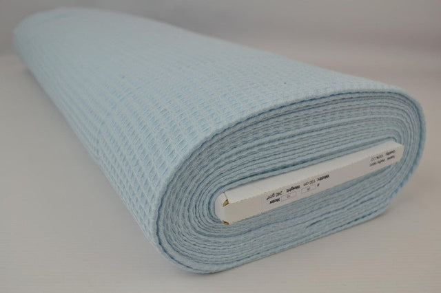 BABYBLÅ VAFFEL PIQUÉ – ABSORBERENDE & HURTIGTTØRRENDE