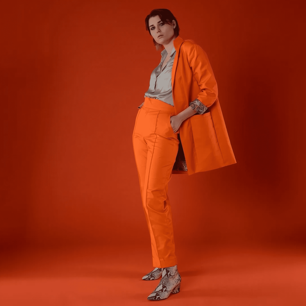 ORANGE BOMULDSTWILL – KRAFTIG & FORMSTABIL