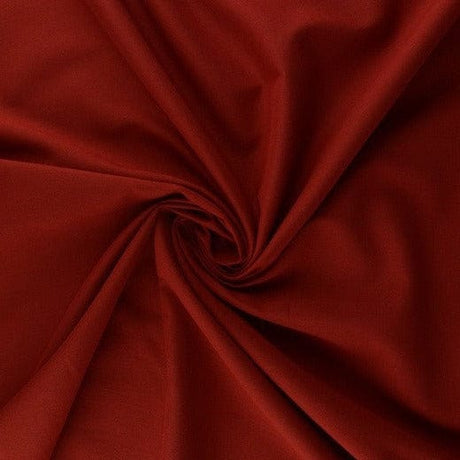 Garn & Metervarer Cotton Voile GOTS BORDEAUX VOILE STOF AF BOMULD SEMI TRANSPARENT