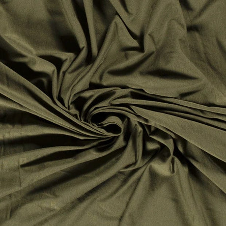 Garn & Metervarer Jersey KAKIGRØN BAMBUS JERSEY