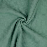 Garn & Metervarer Økologisk Musselin / Triple Gauze ØKOLOGISK VINTAGE GRØN MUSSELIN / TRIPLE GAUZE
