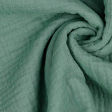 Garn & Metervarer Økologisk Musselin / Triple Gauze ØKOLOGISK VINTAGE GRØN MUSSELIN / TRIPLE GAUZE
