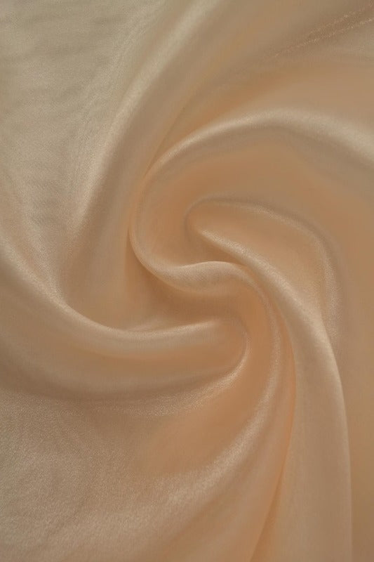 CHAMPAGNEFARVET ORGANZA – TRANSPARENT & SKINNENDE