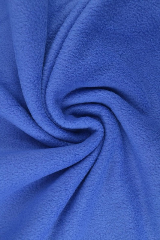BLÅ POLAR FLEECE – ANTI-PILLING, VARM & LET