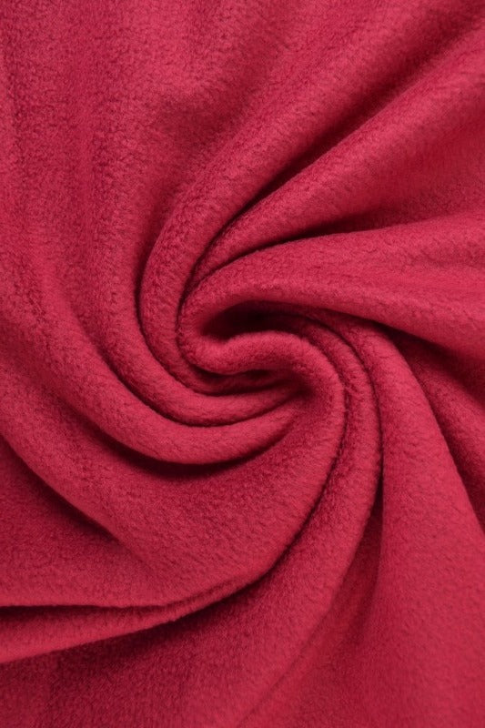VINRØD POLAR FLEECE – ANTI-PILLING, VARM & LET
