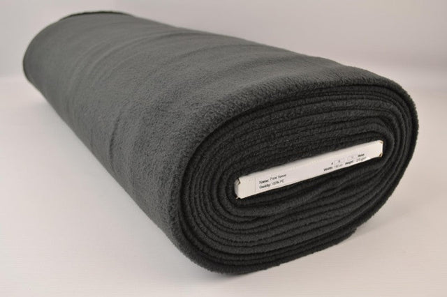MØRK ANTRACIT POLAR FLEECE – ANTI-PILLING, VARM & LET