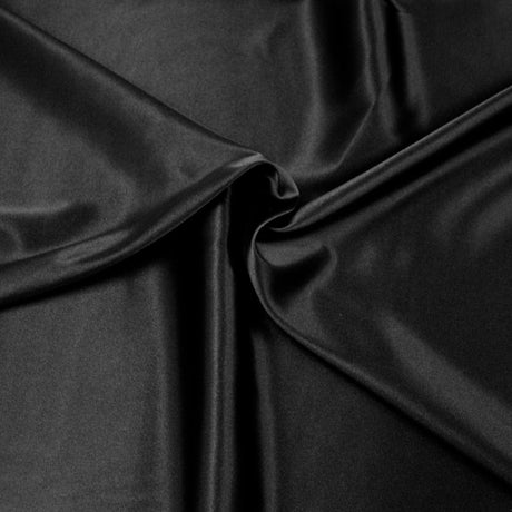Garn & Metervarer Pure Silk SORT 100% SILKE SATIN
