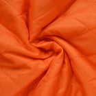 ORANGE QUILT STOF MED VATTERET BAGSIDE