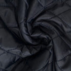 NAVY QUILT STOF MED VATTERET BAGSIDE