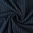 NAVY TYK STRIBET FLANNEL