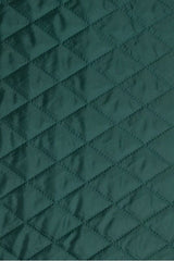Garn & Metervarer WT Quiltet Lining MØRKEGRØN FASTVÆVET QUILT FOER/YDERSTOF 2-LAG