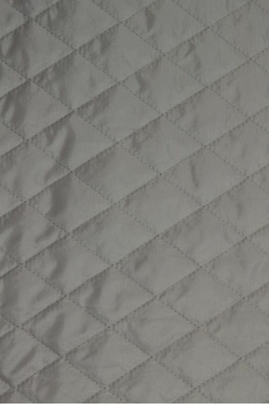Garn & Metervarer WT Quiltet Lining SØLVGRÅ FASTVÆVET QUILT FOER/YDERSTOF 2-LAG