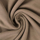 TAUPE BØRSTET SWEATSHIRTSTOF
