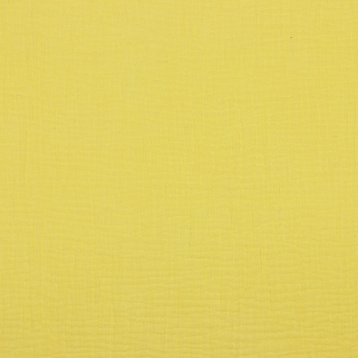 LYS GUL DOUBLE GAUZE ØKOLOGISK MUSSELIN – BLØD OG ÅNDBAR