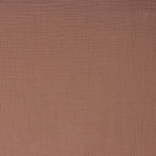 STØVET BLUSH DOUBLE GAUZE ØKOLOGISK MUSSELIN
