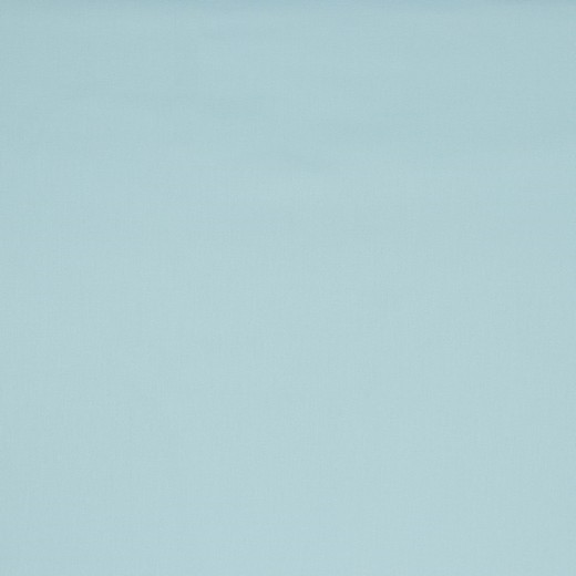 LYSEBLÅ BOMULDSSATIN MED STRÆK