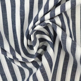 NAVY 6,5 MM GINGHAM STRIBER – OEKO-TEX BOMULD, LET & ÅNDBAR