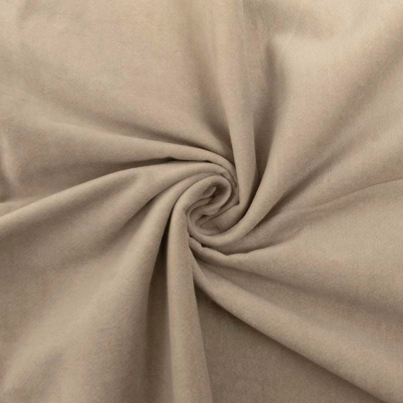 KNÆKKET HVID BOMULDSVELOUR MED STRÆK – BLØD LUV