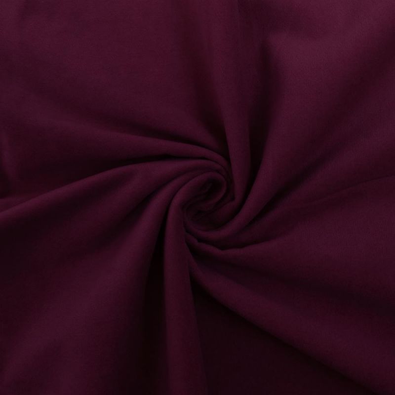 BORDEAUX BOMULDSVELOUR MED STRÆK – BLØD LUV