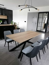 STÅLBLÅ KONGO MØBELSTOF