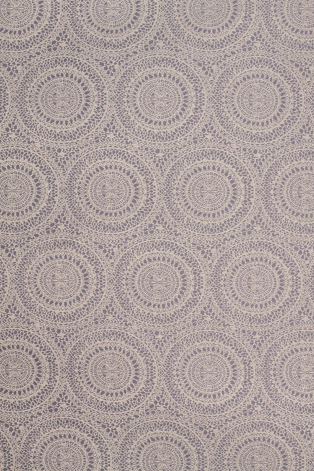 SANDBEIGE BLONDE PÅ MØRKEBRUN LILLY JACQUARD MØBELSTOF – BLONDEMØNSTER