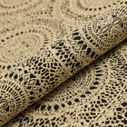 CREMEBEIGE BLONDE PÅ SORT LILLY JACQUARD MØBELSTOF