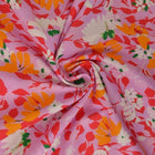 ROSA HØR MED BLOMSTERPRINT