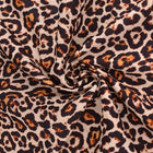 BEIGE HØR MED LEOPARDPRINT