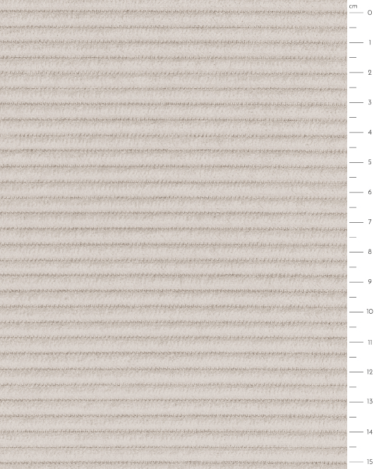 BEIGE FLØJL MØBELSTOF – 5 MM JERNBANEFØJL