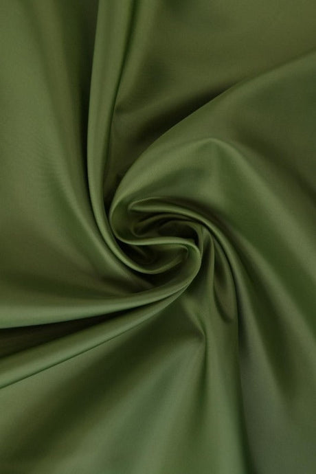 MOSGRØN POLYESTER FOER – GLAT, LET & LET GLANS
