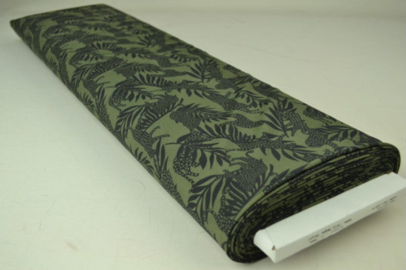 GRØN LYCRA – LEOPARD & PALMER, 4-VEJS STRÆK & HURTIGTØRRENDE