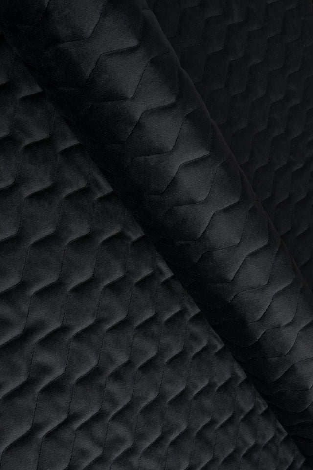 MAT NATSORT MAGIC VELVET 3D – QUILTET VELOUR MED ZIGZAGMØNSTER