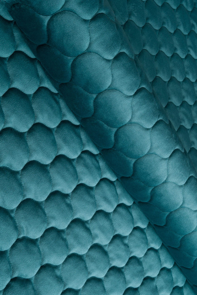 DYB LAGUNETURKIS MAGIC VELVET 3D – QUILTET VELOUR MED DRÅBEMØNSTER