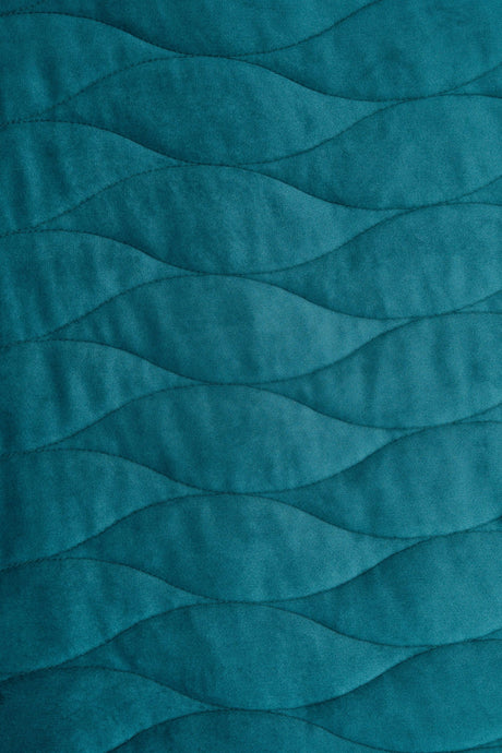 DYB LAGUNETURKIS MAGIC VELVET 3D – QUILTET VELOUR MED BØLGEMØNSTER