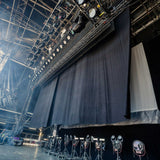 NATURFARVET BRANDHÆMMENDE SCENE MOLTON – 300 CM, 300 g/m² & MAT, LYS-/LYDABSORBERENDE