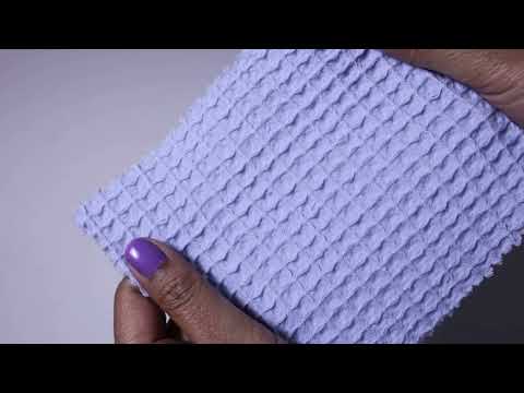 LAVENDEL VAFFEL PIQUÉ – ABSORBERENDE & HURTIGTTØRRENDE