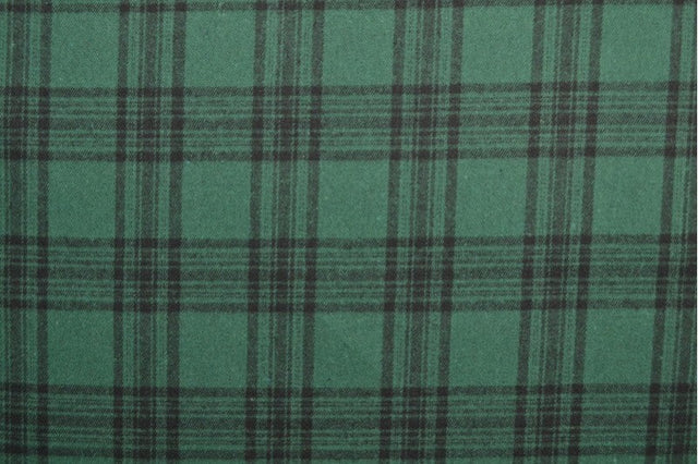 SORT OG GRØN SKOTSKTERNET FLANNEL