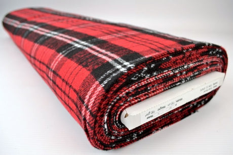 RÖD, SVART OCH VITT FLANNELLMÖRK