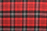 RØD, SORT OG HVID SKOTSKTERNET FLANNEL