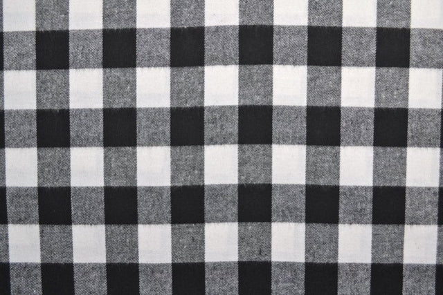 SORT OG HVID SKOTSKTERNET FLANNEL