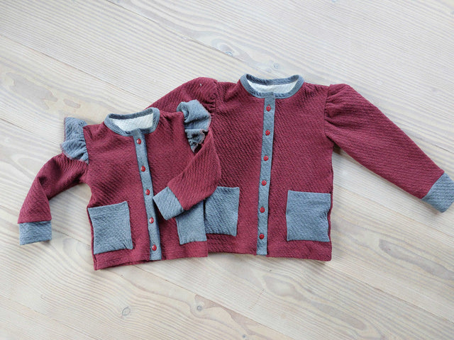 LYSERØD TYK JERSEY