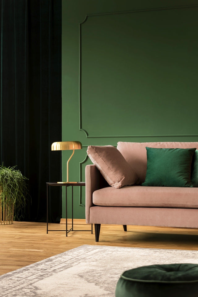 BLØD PUDDERROSA UTTARIO VELVET MØBELVELOUR – SLIDSTÆRK & PETPROOF