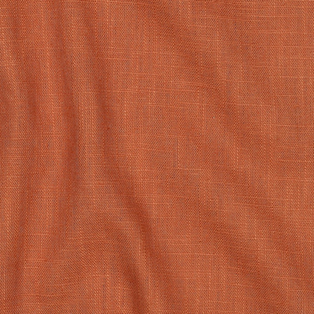 Vasket hør i cognac – 87 % hør, 13 % bomuld, 230 g/m²