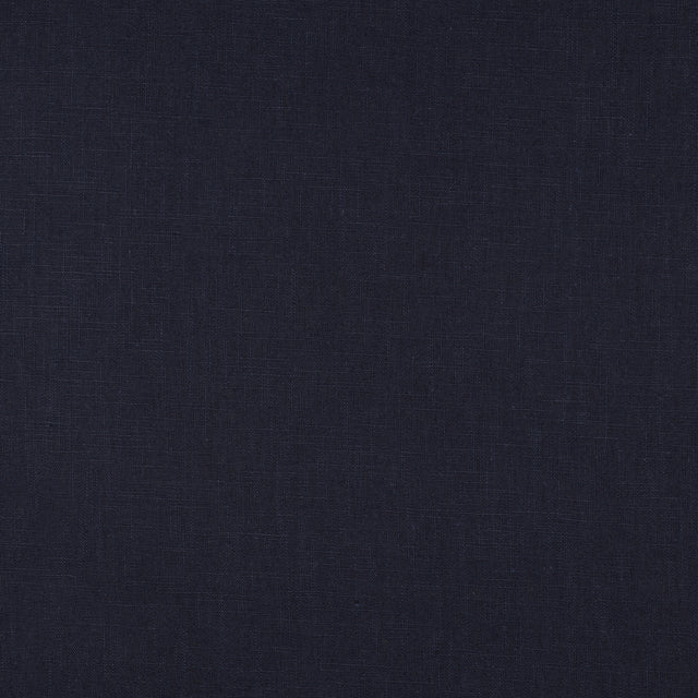 Vasket hør i navy – 87 % hør, 13 % bomuld, 230 g/m²